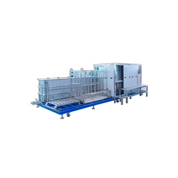 Metal parts cleaning machine